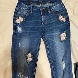 Embroidered Miss Me Jeans